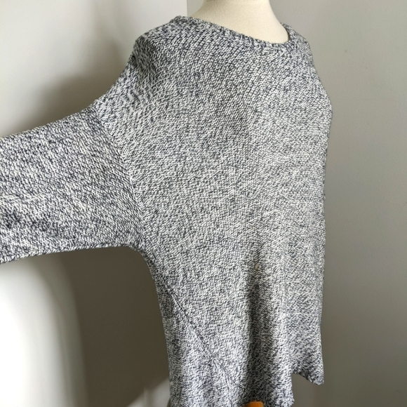 PHILOSOPHY Long Line Heathered Grey Sweater Tunic Length XXL - Picture 5 of 11